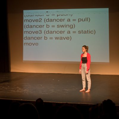 Kate Sicchio: Livecoding of dance performance
